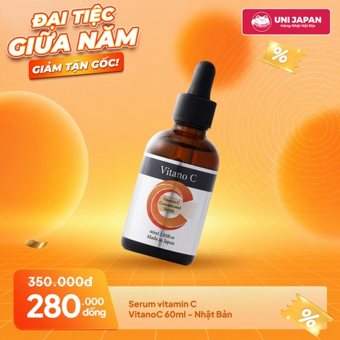 Serum Vitamin C đậm đặc Vitano C 60ml  - Nhật  Bản