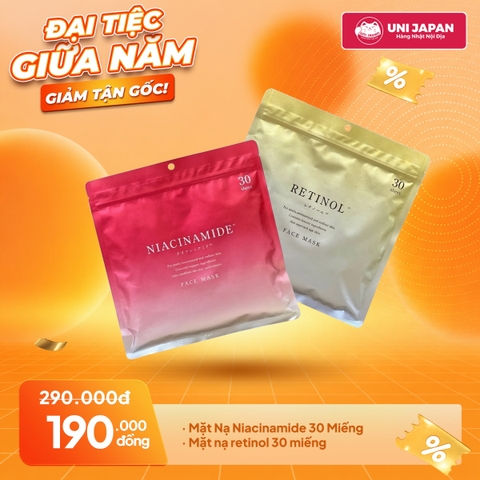 Mặt Nạ Niacinamide 30 Miếng - Nhật Bản