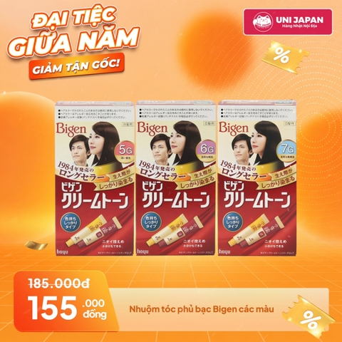 Nhuộm tóc phủ bạc Bigen  3G