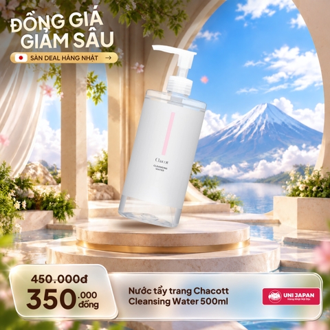 Nước tẩy trang Chacott cleansing Water 500ml