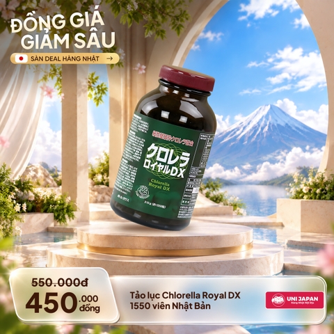 Tảo lục Chlorella Royal DX 1550 viên