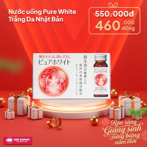 Nước uống Pure White Trắng Da Nhật Bản