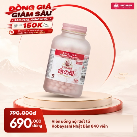 Viên uống nội tiết tố Kobayashi Nhật Bản 840 viên