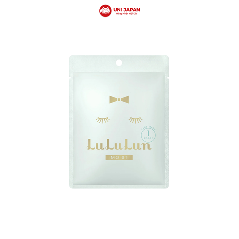 Mặt nạ cấp ẩm Lululun Face Mask Moist màu xanh 10 miếng