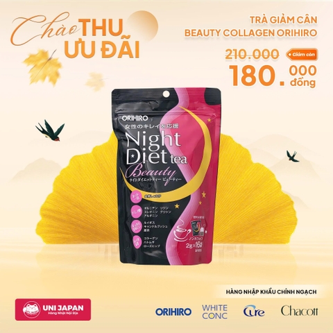 Trà giảm cân Beauty Collagen Orihiro