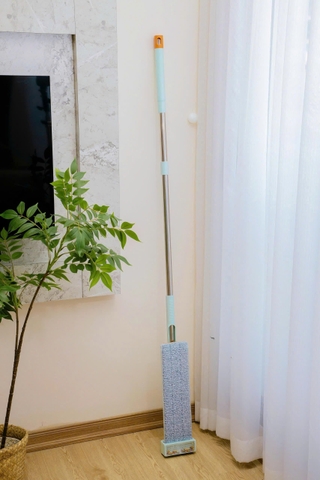 Cây lau nhà tự vắt chữ nhật Kaiyo, màu xanh mint