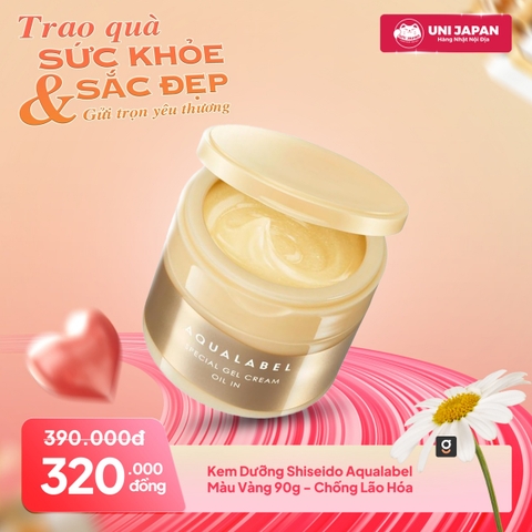 Kem Dưỡng Shiseido Aqualabel Màu Vàng 90g - Chống Lão Hóa