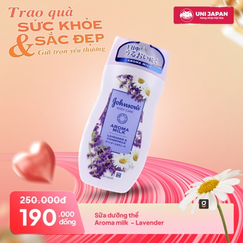 Sữa dưỡng thể Aroma milk - lavender