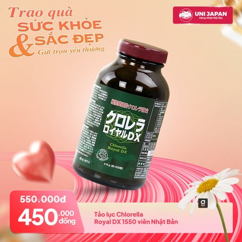 Tảo lục Chlorella Royal DX 1550 viên