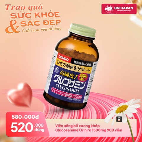 Viên Uống Bổ Xương Khớp Glucosamin Orihiro 1500mg (900 viên)