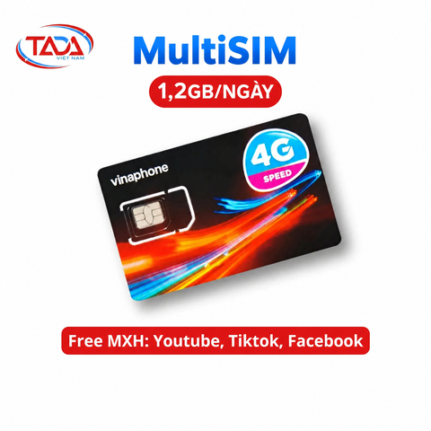 SIM Data VinaPhone MultiSIM 12 Tháng 2GB/Ngày – SIM & eSIM 4G/5G Chính Hãng