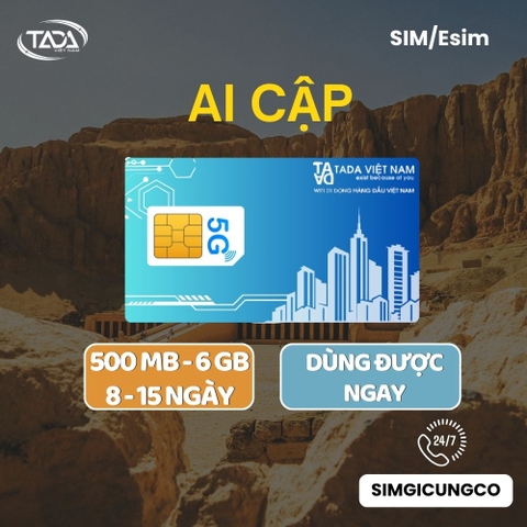 Sim Ai Cập - Esim Ai Cập -  Sim Và Esim 4G , 5G Ai Cập - Nhận Tại Việt Nam