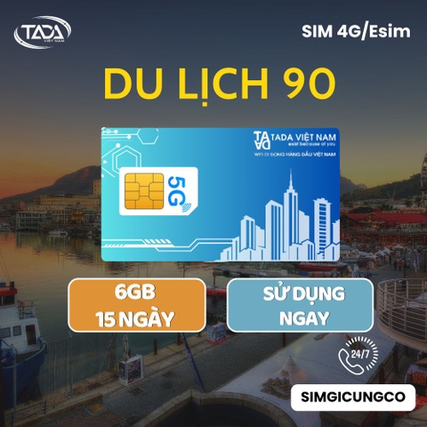 Sim Và Esim Du Lịch 90 Nước Tặng 6GB Tốc Độ Cao Sử Dụng Trong 15 Ngày - Nhận Tại Việt Nam