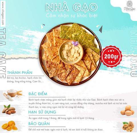 Bánh hạnh nhân mix 5 vị