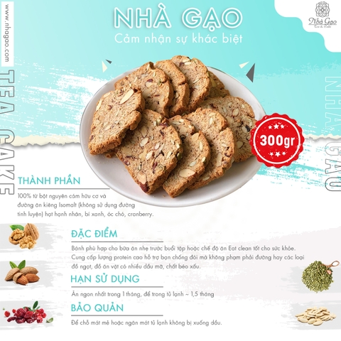 Bánh Biscotti nguyên cám