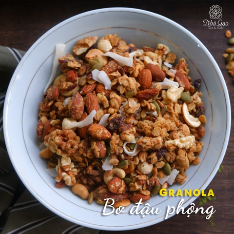 Ngũ cốc Granola vị bơ đậu phộng mặn (peanut butter)