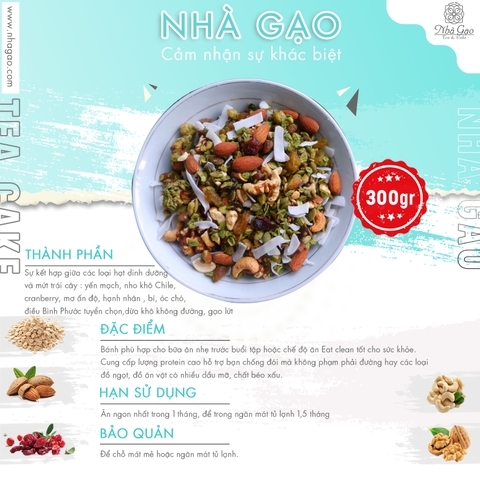 Ngũ cốc Granola vị trà xanh