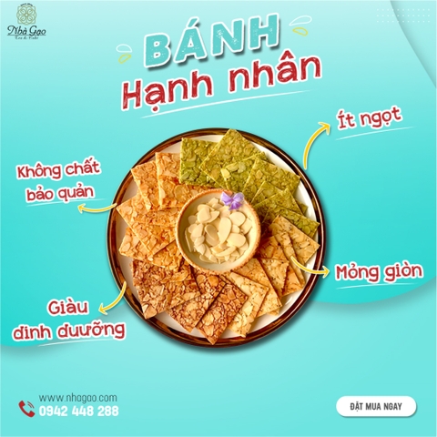 Bánh hạnh nhân mix 5 vị