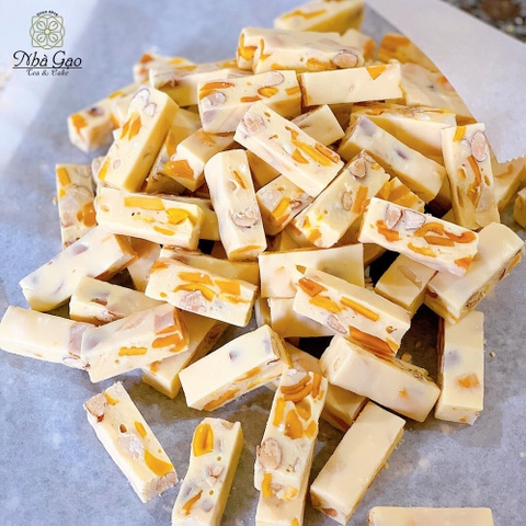 Kẹo Nougat xoài hạnh nhân