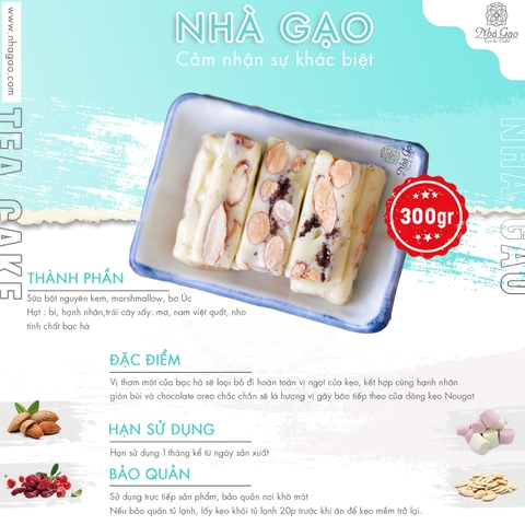 Kẹo Nougat bạc hà (Mint Milano)