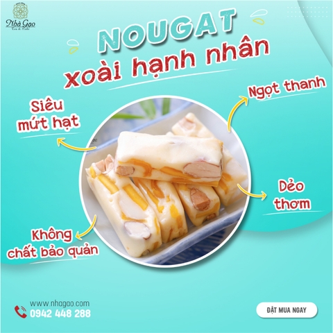 Kẹo Nougat vị cafe