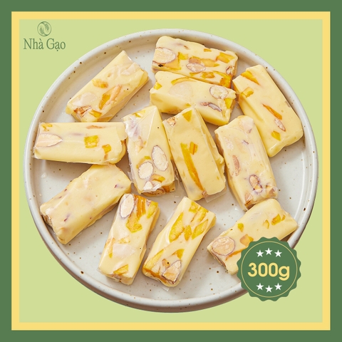 Kẹo Nougat xoài hạnh nhân