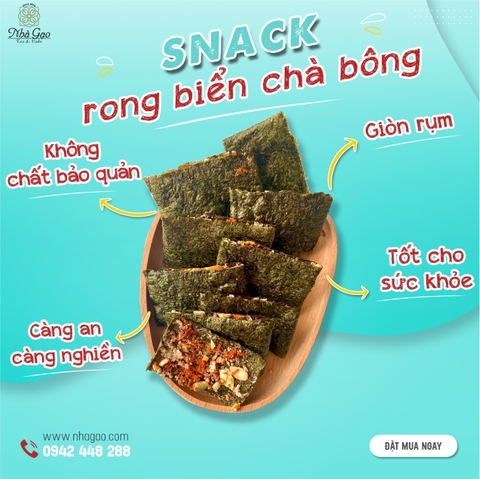 Snack rong biển (có chà bông gà)