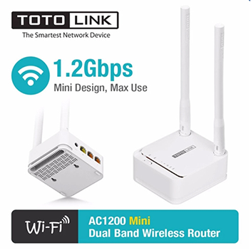 Totolink A3 - Router Wi-Fi băng tần kép AC1200