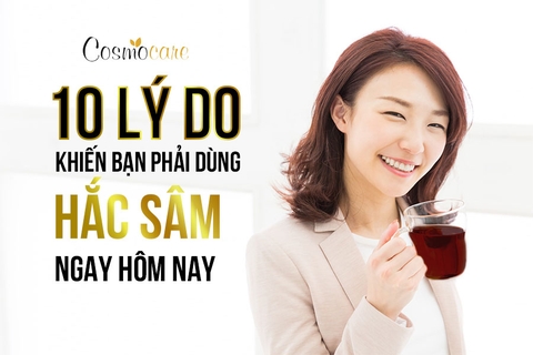 10 Lý do bạn nên dùng Hắc sâm ngay hôm nay
