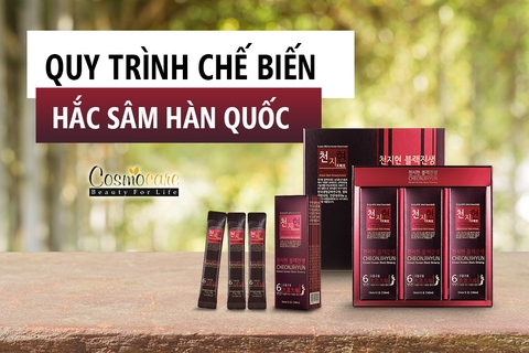 QUY TRÌNH SẢN XUẤT HẮC SÂM HÀN QUỐC