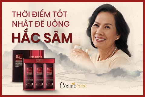 Thời điểm tốt nhất để uống Hắc sâm