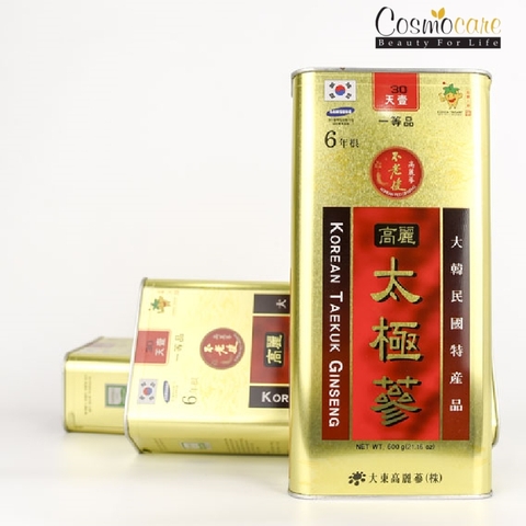 Thái cực sâm củ khô 600g số 20 - 6 tuổi 20 củ thiên sâm (king size)