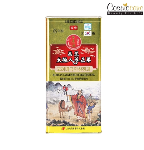 Thái cực sâm tẩm mật ong hộp thiếc 300g Deadong