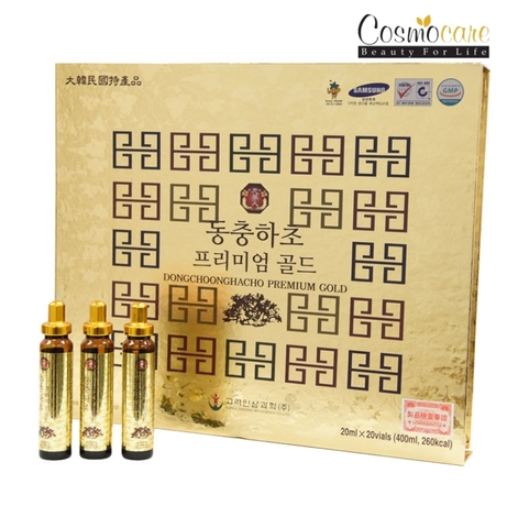 Tinh chất Đông Trùng hộp vàng Bio Science Hàn Quốc 20 ống x 20ml