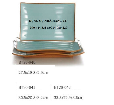 Đĩa Melamine  BT20-040/ BT20-041/ BT20-042