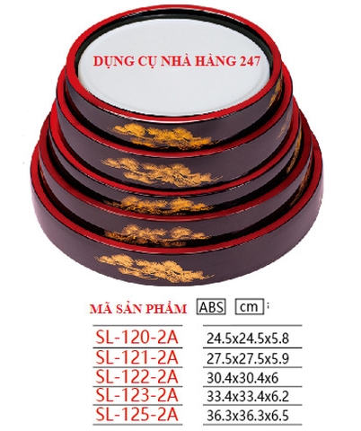 Khay sushi, sashimi SL-120-2A/ SL-121-2A/ SL-122-2A/ SL-123-2A/ SL-125-2A