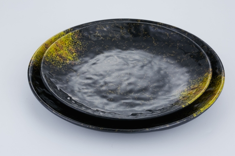 Đĩa đen chấm ánh vàng SC0358 , SC0359