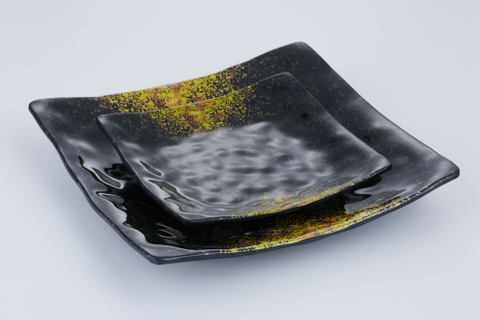 Đĩa đen chấm ánh vàng SC0386, SC0387