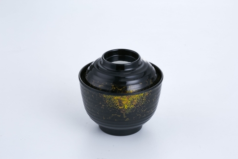 Chén soup đen ánh vàng SC0428
