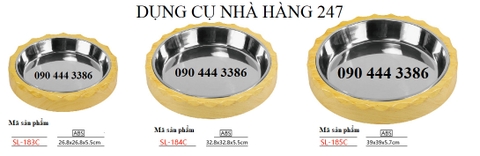 Khay sushi, sashimi giả gỗ SL-183C/ SL-184C/ SL-185C