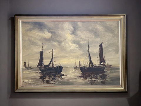 𝐄𝐦𝐢𝐥𝐞 𝐋𝐚𝐦𝐦𝐞𝐫𝐬 (1914-1990) - Sơn dầu trên vải.