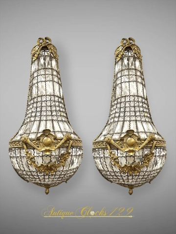 ⚜️ CẶP ĐÈN TƯỜNG PHA LÊ PHONG CÁCH LOUIS XVI