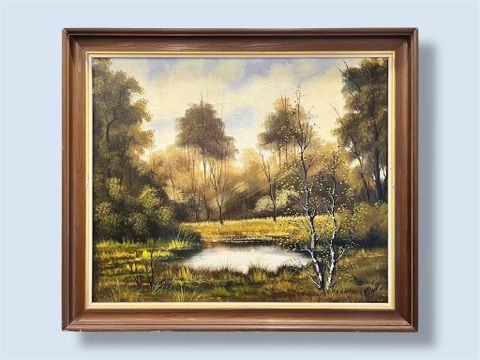 🎨 Bức tranh sơn dầu Châu Âu phong cảnh thiên nhiên