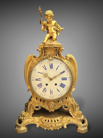 ⚜️ Đồng hồ để bàn Pháp dáng Boulle