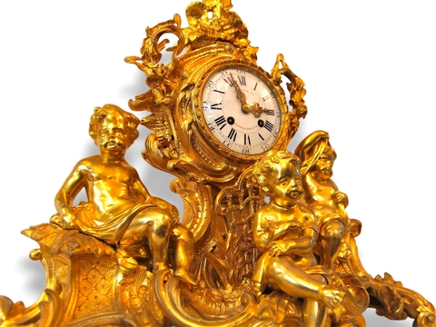 ⚜️ Bộ đồng hồ chân nến Pháp  