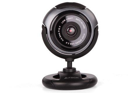 Thiết bị ghi hình Webcam PK-710G A4tech (Đen bạc) - Hàng Chính Hãng