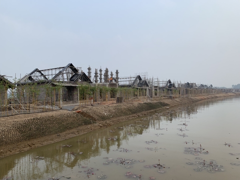 [Cập nhật] Tiến độ thi công dự án Vườn Vua Resort tháng 12/2021