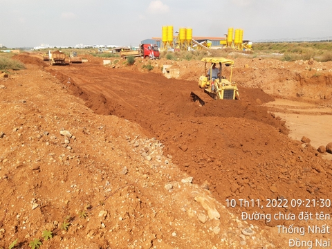 [Cập nhật] Tiến độ thi công tháng 11/2022 dự án nâng cấp đường giao thông nội bộ KCN Dầu Giây