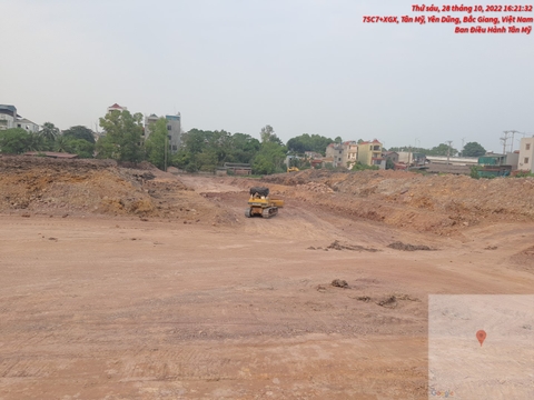 [Cập nhật] Tiến độ thi công tháng 11/2022 dự án Khu đô thị mới Tân Mỹ - Bắc Giang
