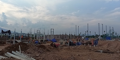 [Cập nhật] Tiến độ thi công dự án Vườn Vua Resort tháng 10/2021